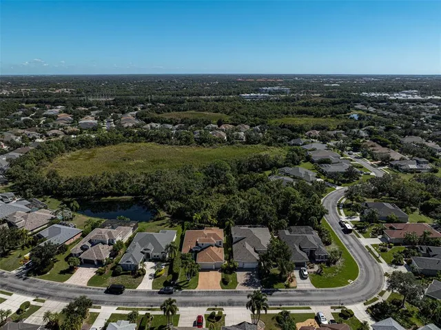a view of a palm trees in front of a house