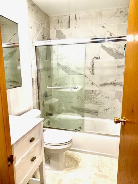 7809 Chase Street Merrillville, IN 46410 - Photo 11 of 33 a bathroom with a shower toilet and sink