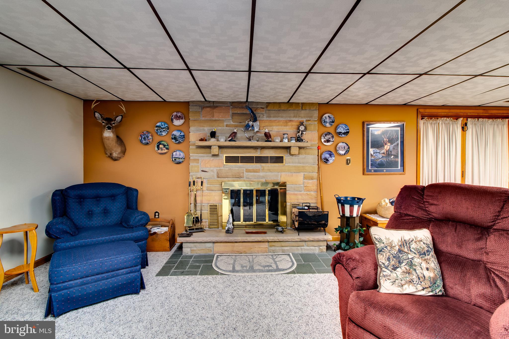 1609 Cape May Road Baltimore, MD 21221 - Photo 25 of 39 Family Room with Wood Burning Fireplace