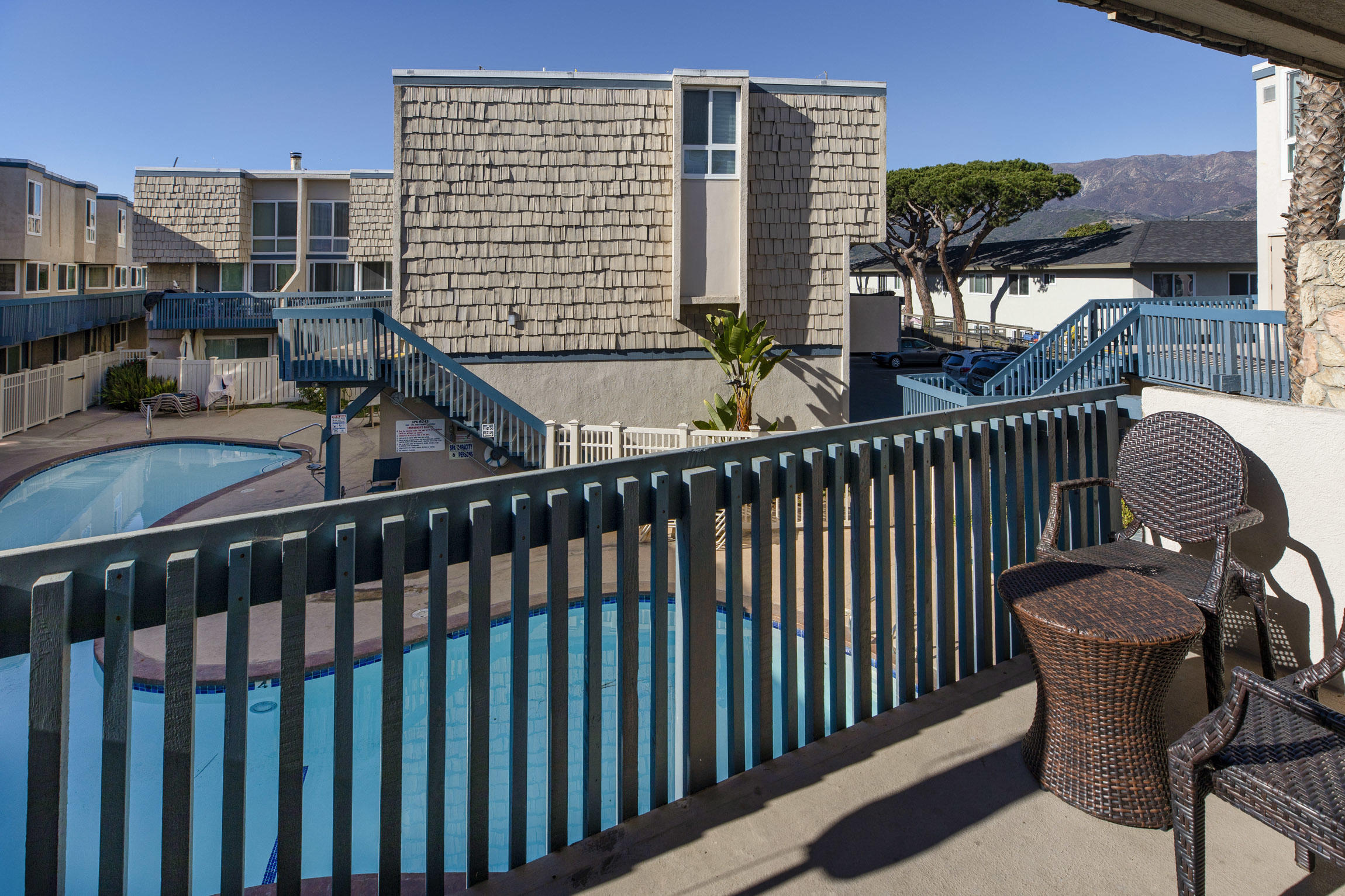 4700 Sandyland Road, Unit 48 Carpinteria, CA 93013 - Photo 5 of 16 Mountain Views from the Balcony