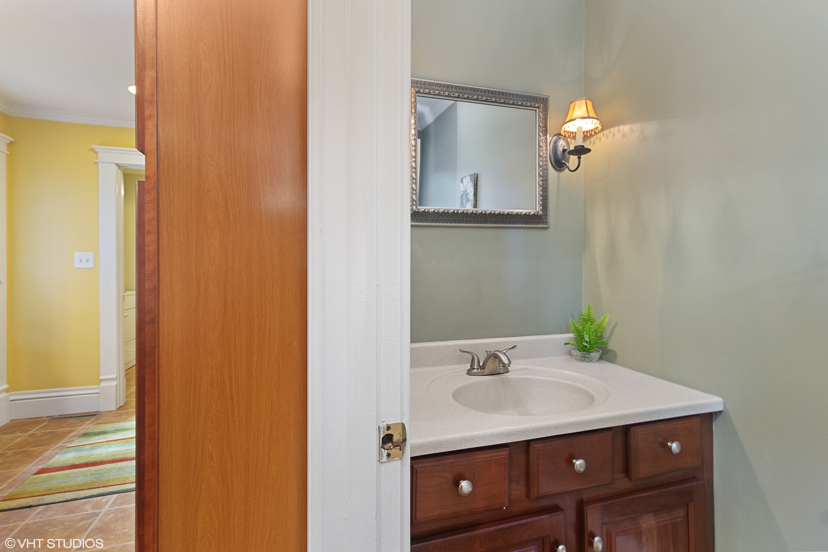 1870 Scully Road Dwight, IL 60420 - Photo 12 of 29 a bathroom with a sink and a mirror