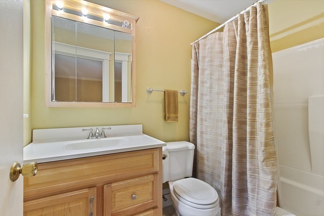 1870 Scully Road Dwight, IL 60420 - Photo 16 of 29 a bathroom with a sink toilet and shower