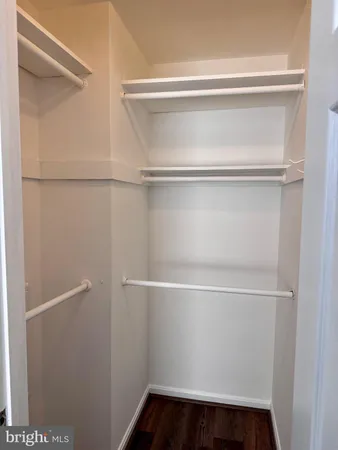 a close view of closet