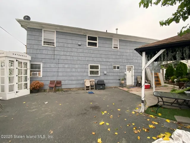 a view of a house with a patio