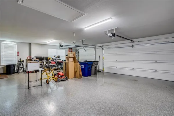 a view of a storage in a room