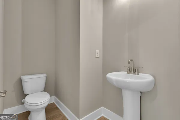 a view of small space with closet