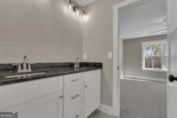 a view of a rack on the wall