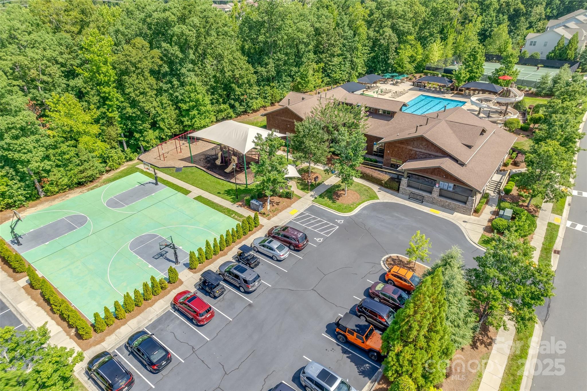 985 Angelica Lane Tega Cay, SC 29708 - Photo 41 of 47 an aerial view of a house with outdoor space