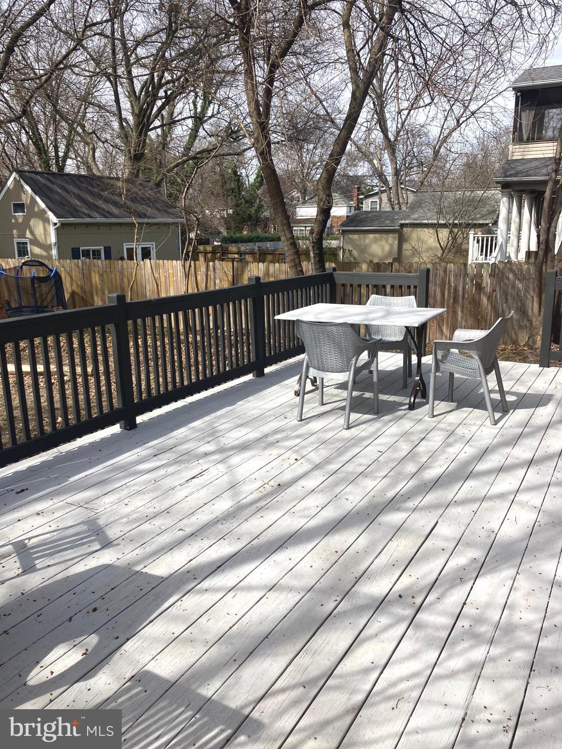 626 South Irving Street Arlington, VA 22204 - Photo 26 of 28 a roof deck with table and chairs and a barbeque