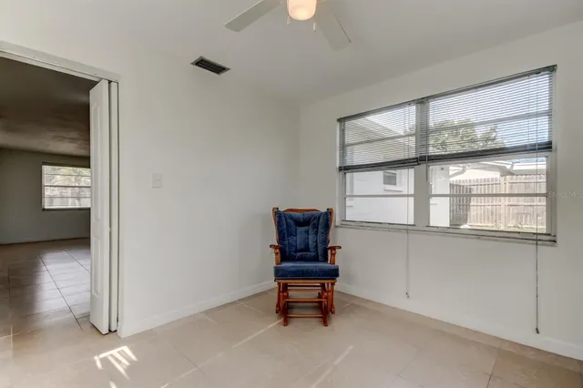 a room with a window