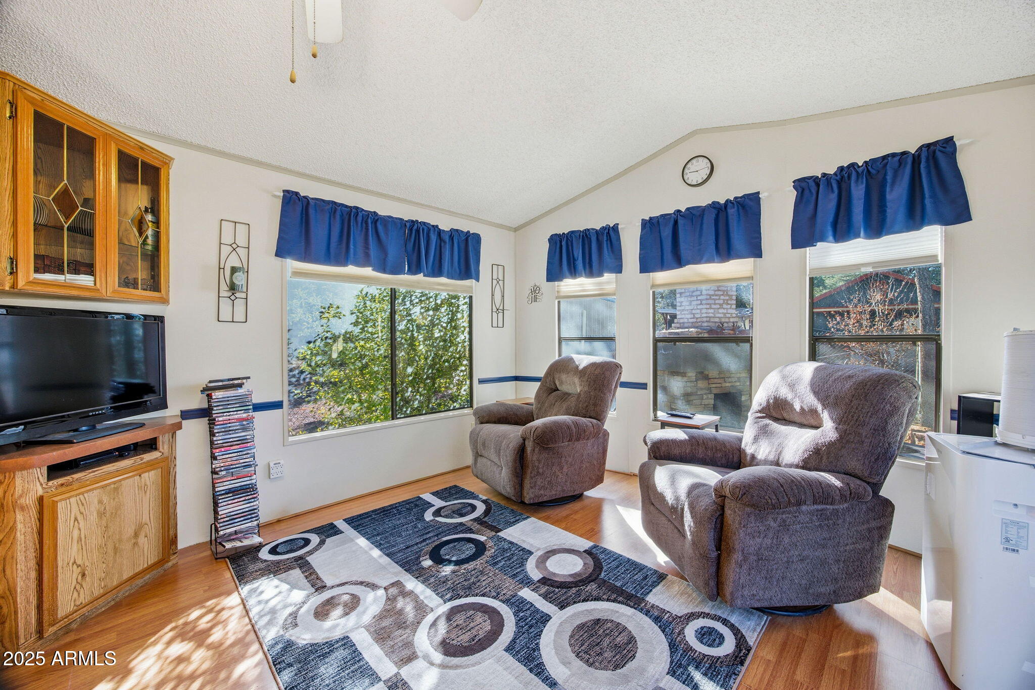 2169 Tenderfoot Trail Overgaard, AZ 85933 - Photo 6 of 30 a living room with furniture and a flat screen tv