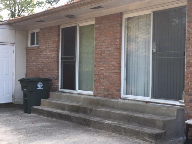 Rear exterior