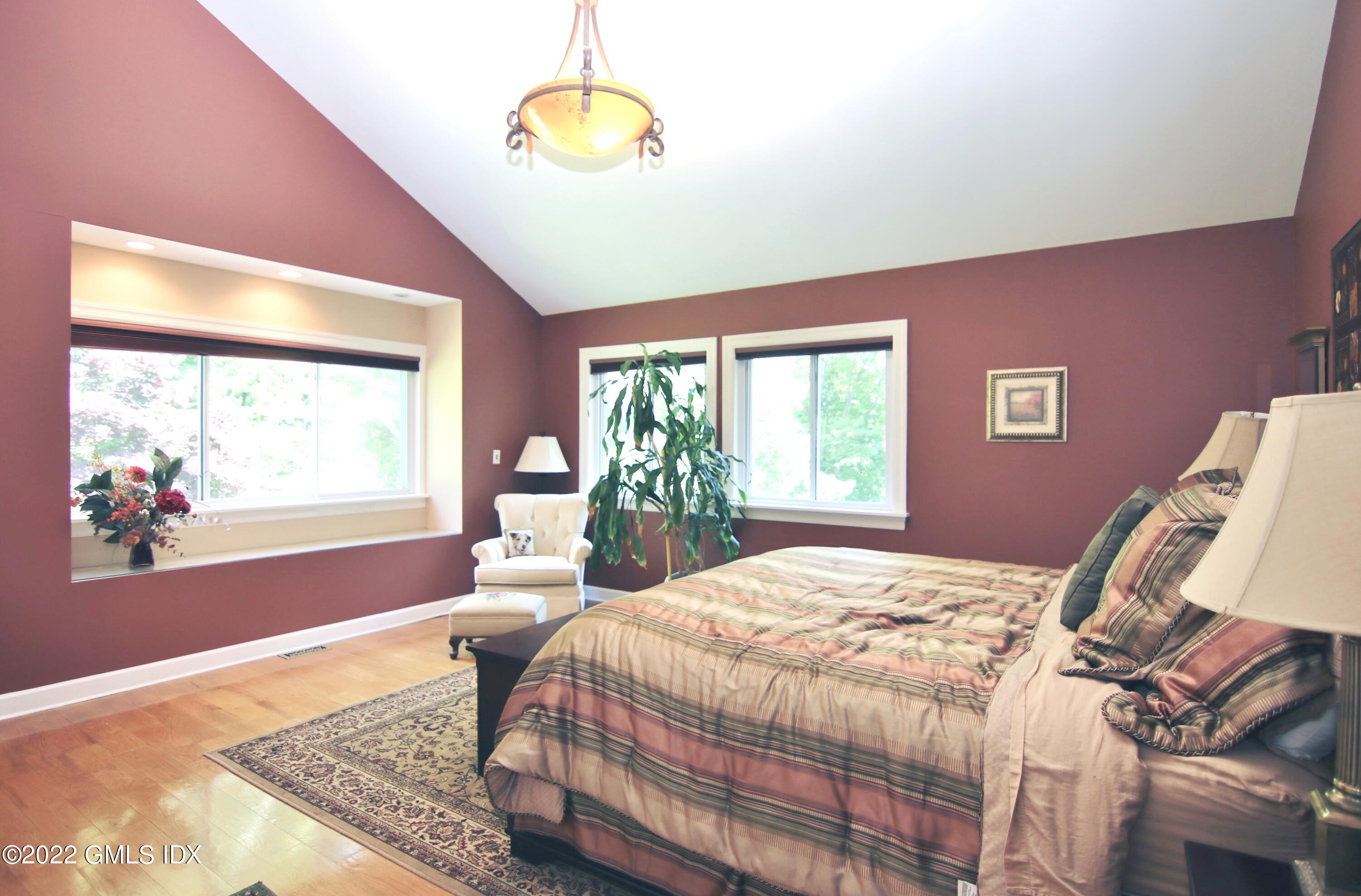 929 Riverbank Road Stamford, CT 06903 - Photo 29 of 42 Double-size BR #2 has vltd ceiling