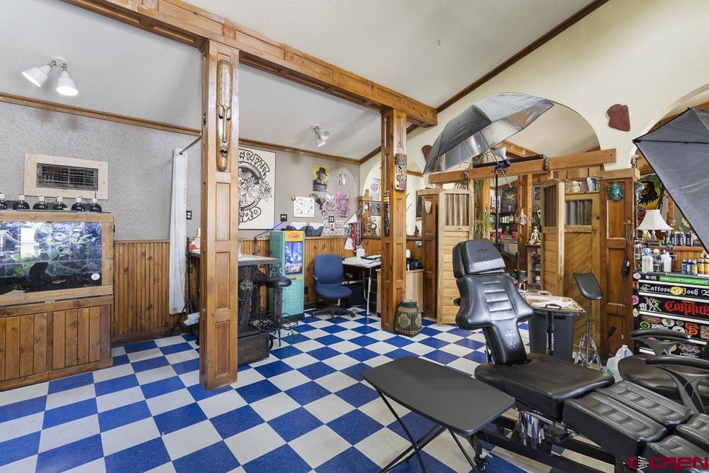 595 East 7th Avenue Durango, CO 81301 - Photo 21 of 34 a view of a workspace with furniture and a rug