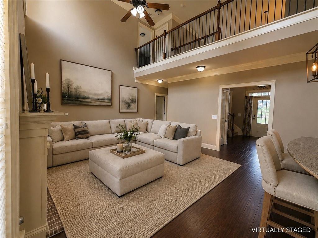 4662 Whitlow Ridge Drive Bishop, GA 30621 - Photo 34 of 70 a living room with furniture and wooden floor