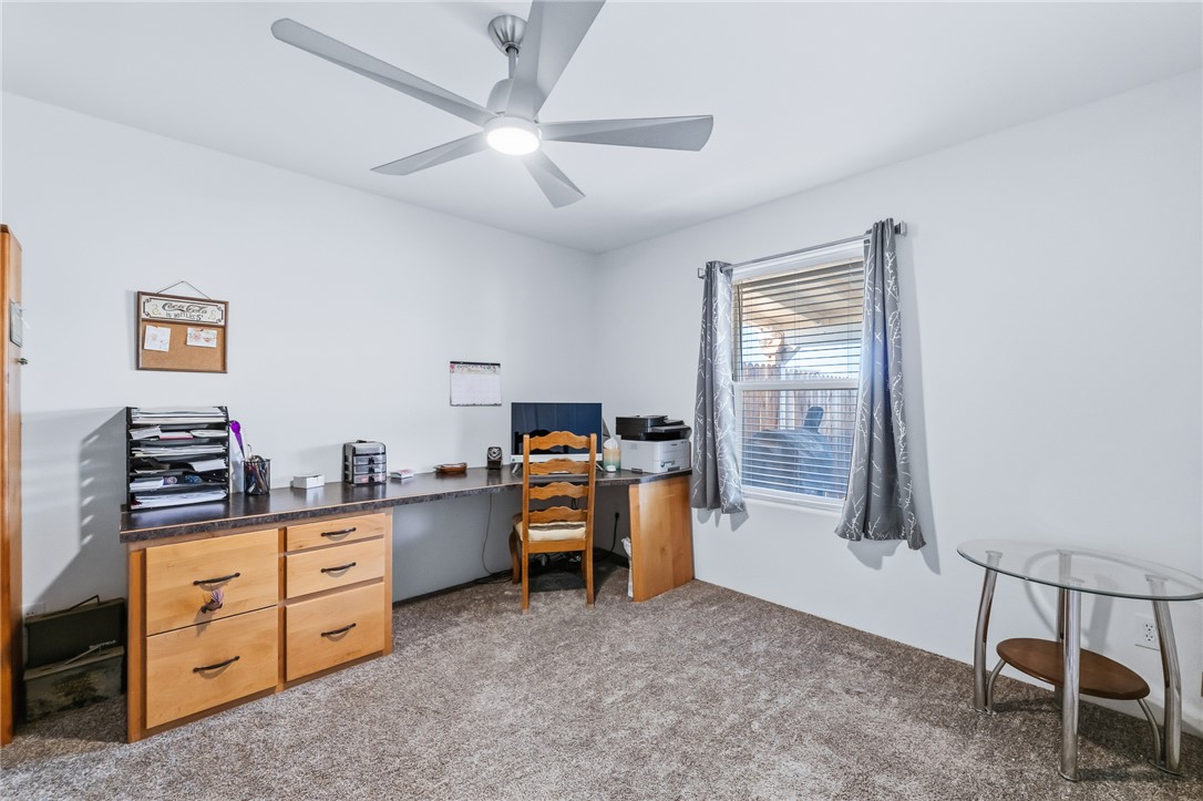 429 South Lochiel Road Golden Valley, AZ 86413 - Photo 32 of 61 Office space featuring light colored carpet and a ceiling fan