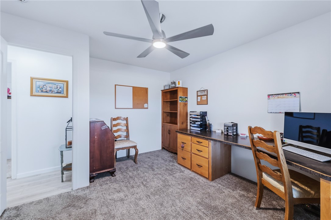 429 South Lochiel Road Golden Valley, AZ 86413 - Photo 34 of 61 Office space featuring light carpet and ceiling fan