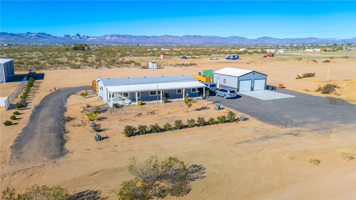 429 South Lochiel Road Golden Valley, AZ 86413 - Photo 46 of 61 Overview of rural landscape with a mountainous background and a desert landscape