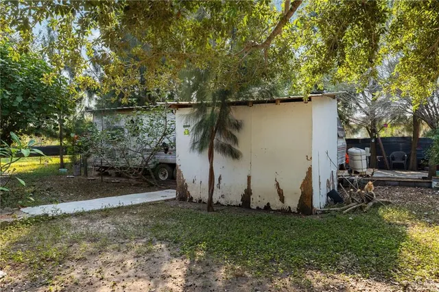 a view of backyard space and deck