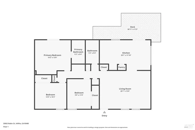 $349,000 | 25053 Robin Circle, Willits, CA 95490