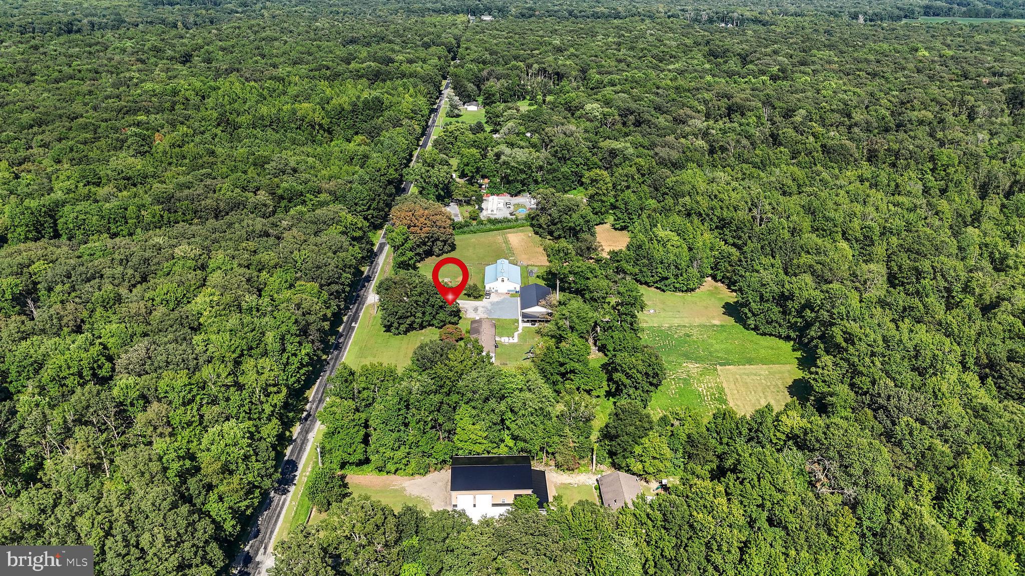 440 Indian Runner Road Felton, DE 19943 - Photo 50 of 50 an aerial view of residential house with outdoor space and trees all around