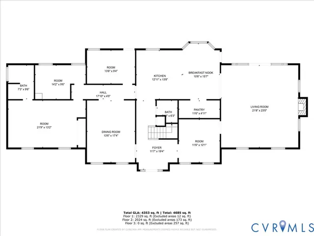 a picture of a floor plan