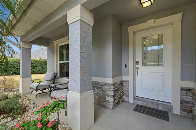 an empty room with wooden floor