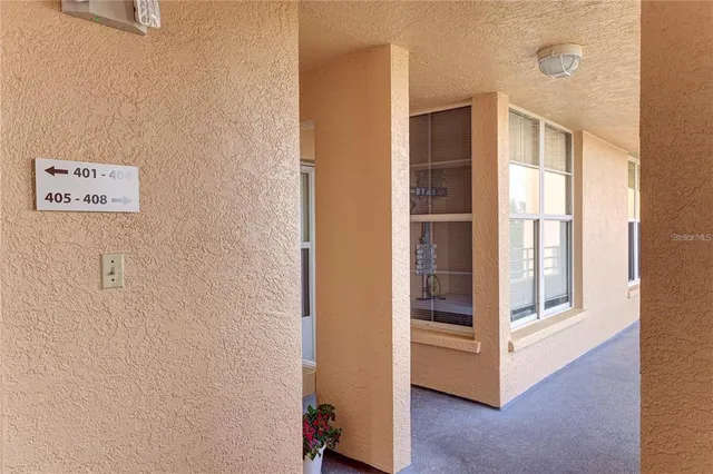 a view of front door