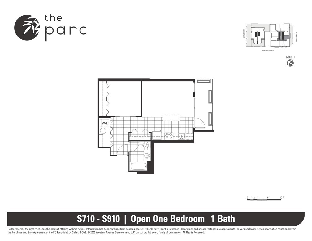 76 Cedar Street, Unit 910 Seattle, WA 98121 - Photo 23 of 30 a picture of floor plan