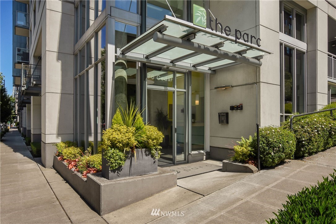 76 Cedar Street, Unit 910 Seattle, WA 98121 - Photo 26 of 30 a view of a house with potted plants