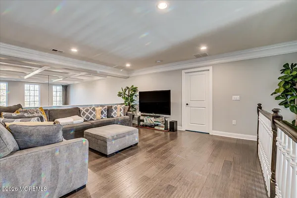 a large kitchen with stainless steel appliances lots of counter top space
