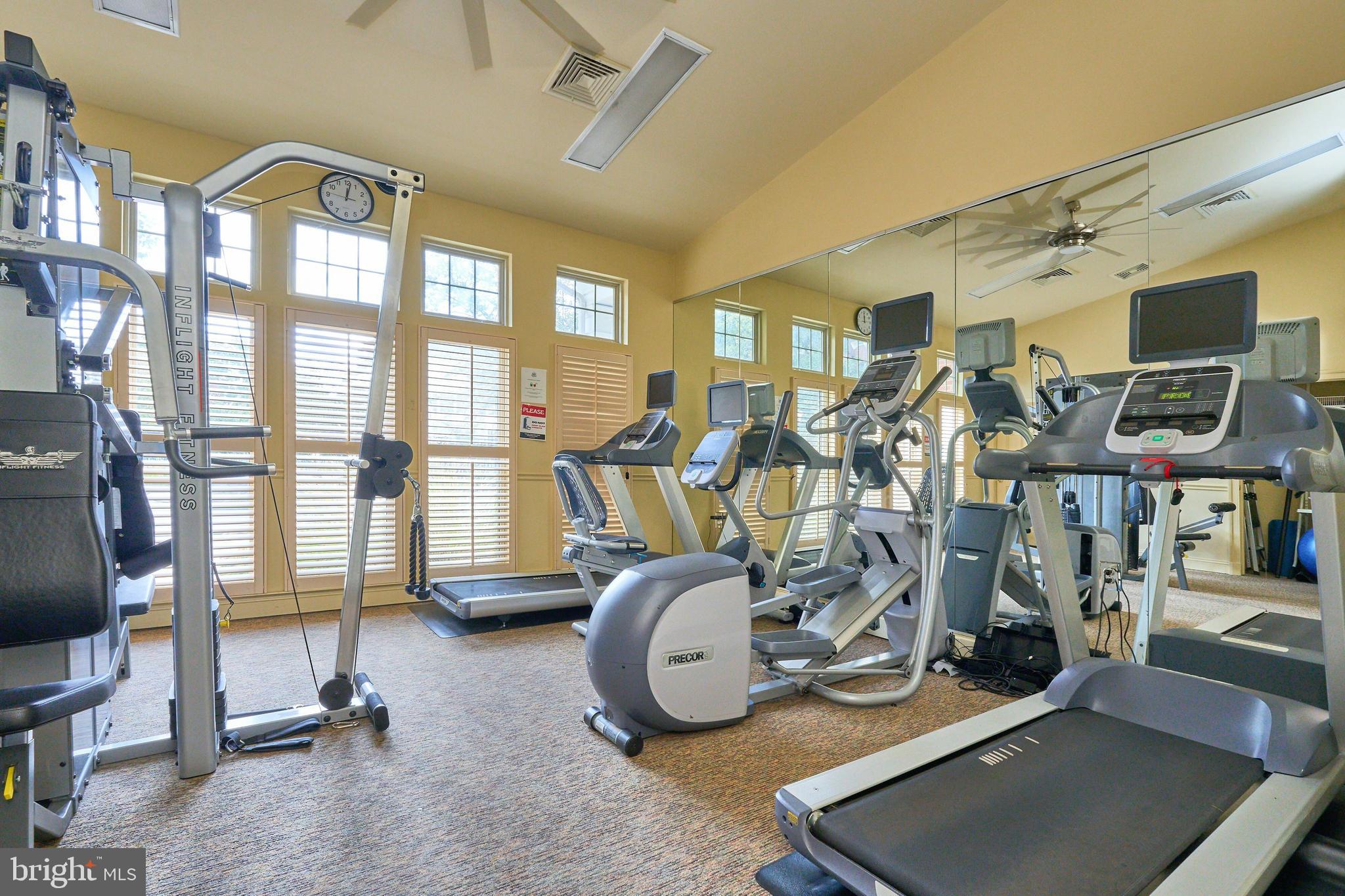 1851 Stratford Park Place, Unit 212 Reston, VA 20190 - Photo 30 of 40 a view of a room with gym equipment