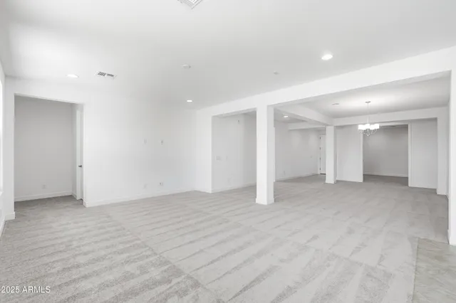 a view of an empty room