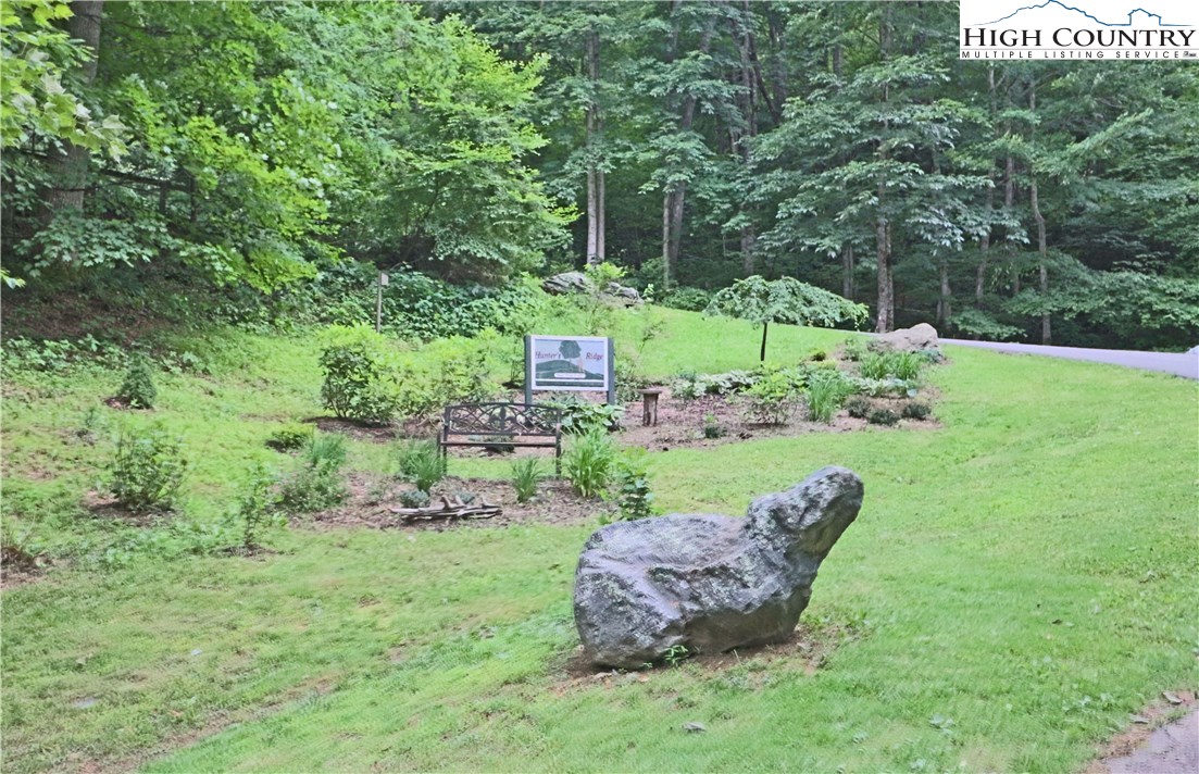 Nettles Ridge, Unit 46 Banner Elk, NC 28604 - Photo 5 of 12 a view of a chair and table and garden in the back