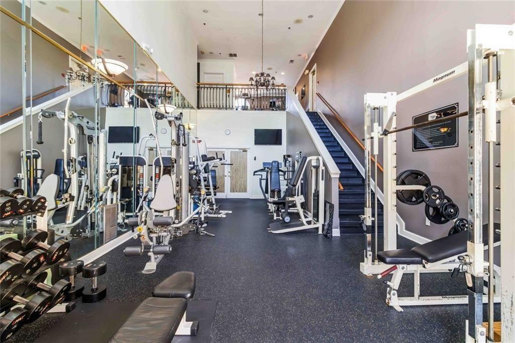 3777 Peachtree Road Northeast, Unit 533 Brookhaven, GA 30319 - Photo 28 of 30 a view of a room with gym equipment