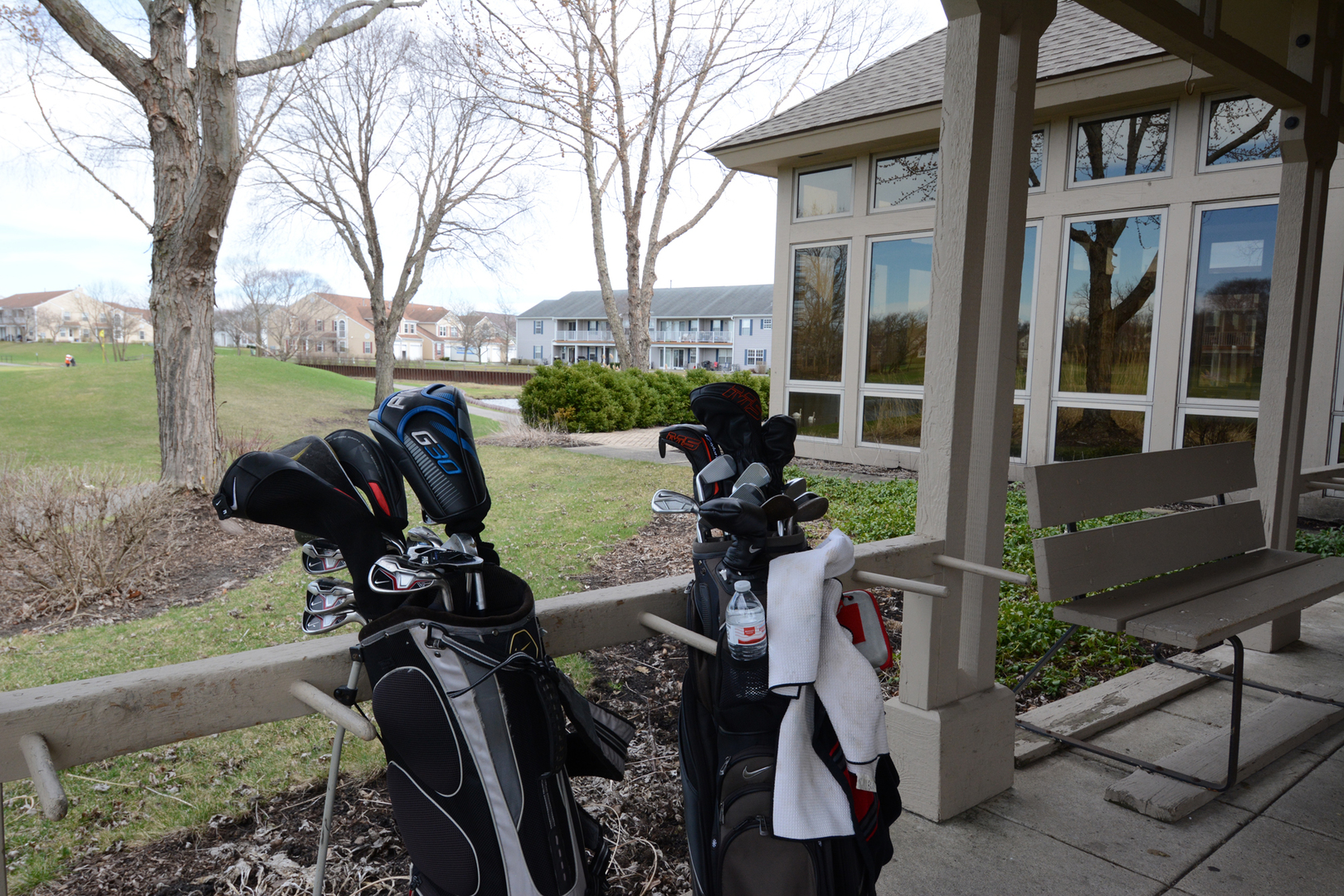 22 Tyler Court, Unit A Streamwood, IL 60107 - Photo 25 of 27 a view of a house with backyard and sitting area