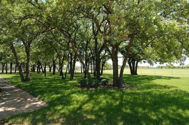 a view of an outdoor space with a lake view