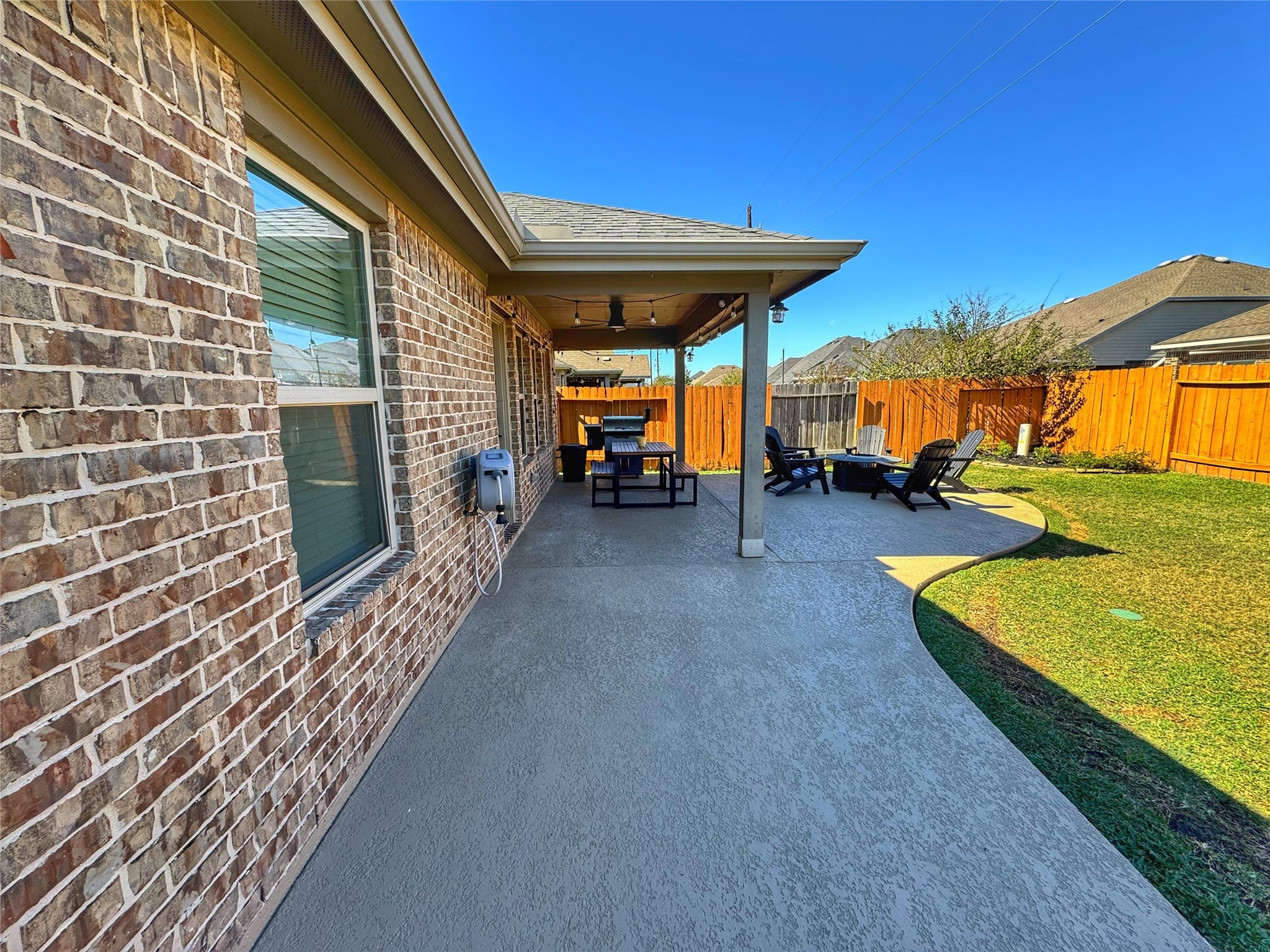 3857 Enchanted Timbers Lane Spring, TX 77386 - Photo 35 of 39 a view of a backyard with a patio
