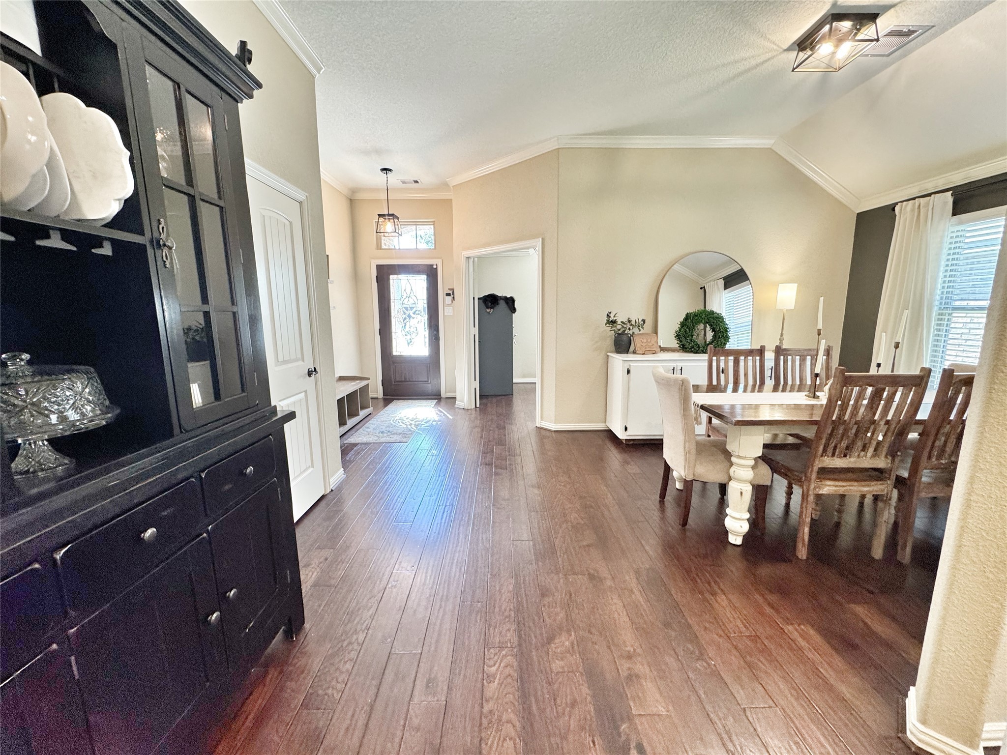 3857 Enchanted Timbers Lane Spring, TX 77386 - Photo 8 of 39 a view of a dining room with furniture window and wooden floor