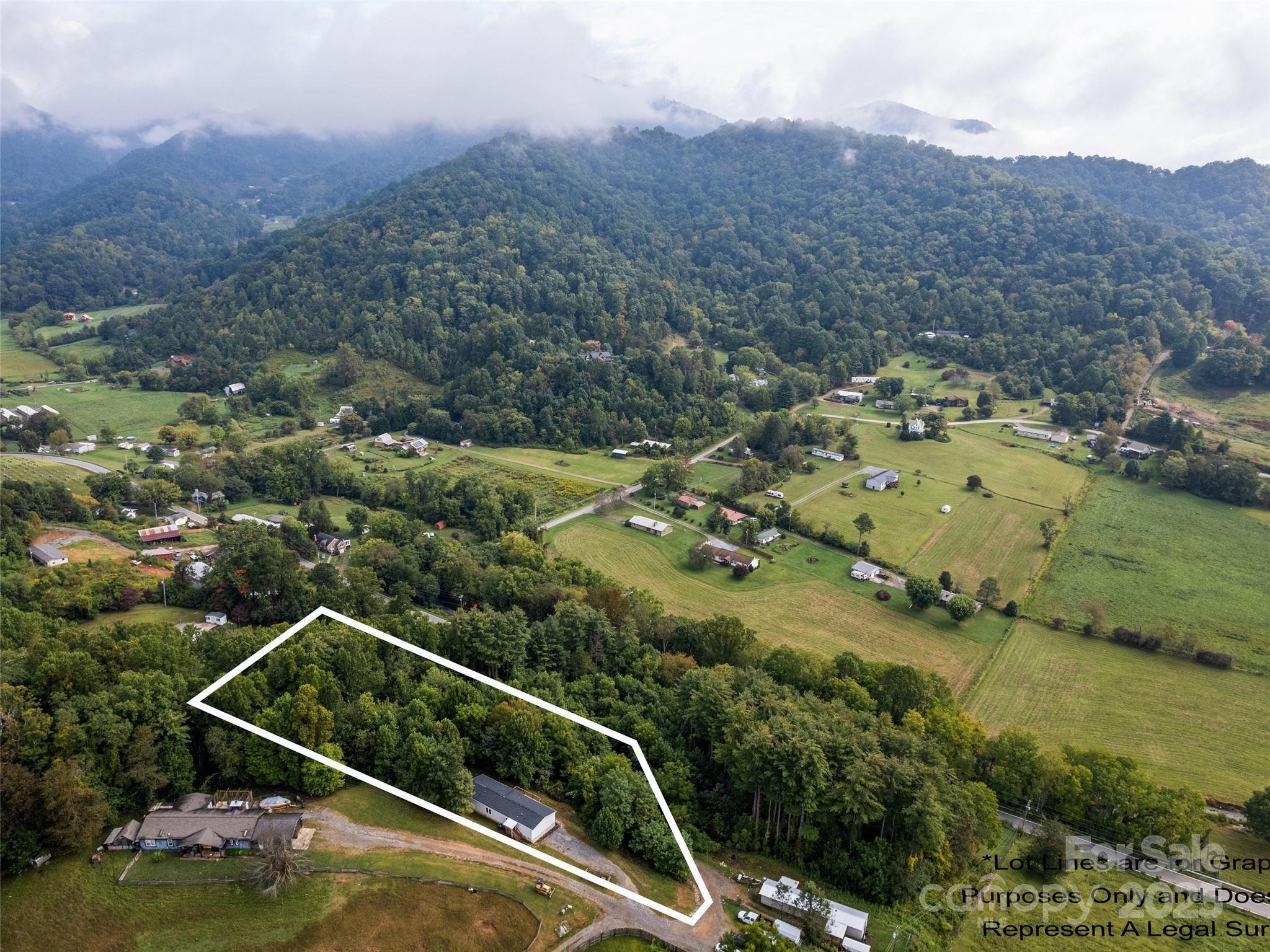 120 Simonds Ridge Canton, NC 28716 - Photo 34 of 36 an aerial view of house with yard