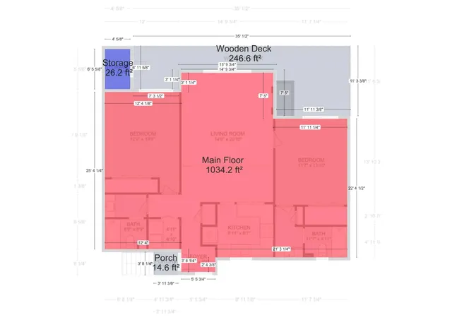 a picture of a wall with a red and white wall