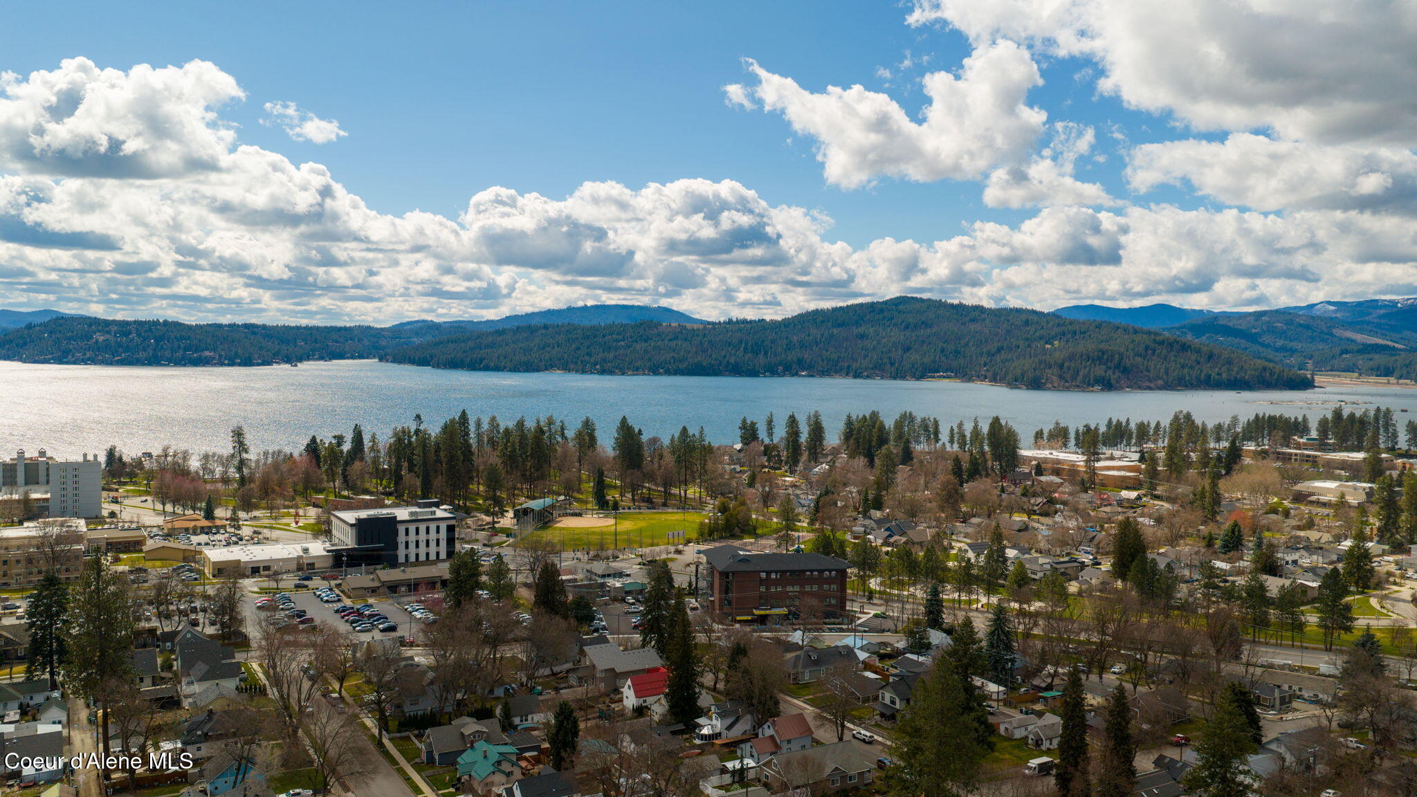 726 North B Street Coeur D'Alene, ID 83814 - Photo 60 of 67 Lake and downtown aerial 2
