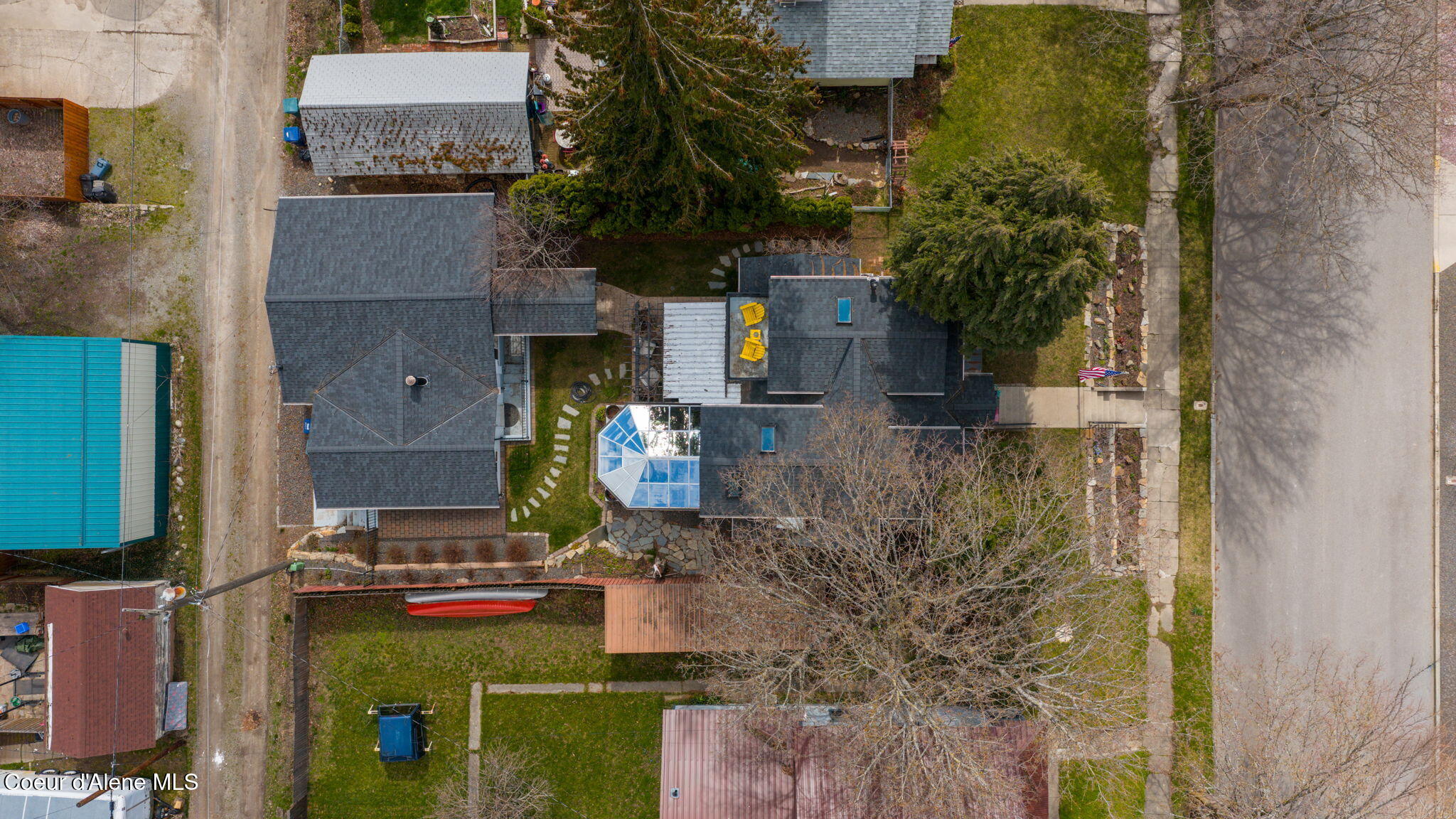 726 North B Street Coeur D'Alene, ID 83814 - Photo 61 of 67 726 N B St birdseye view