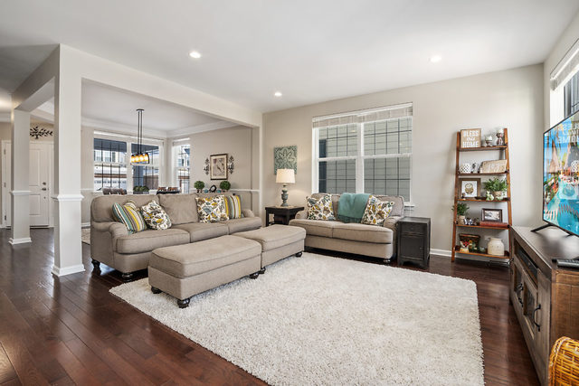 1244 Falcon Ridge Drive Elgin, IL 60124 - Photo 8 of 23 a living room with furniture and a large window