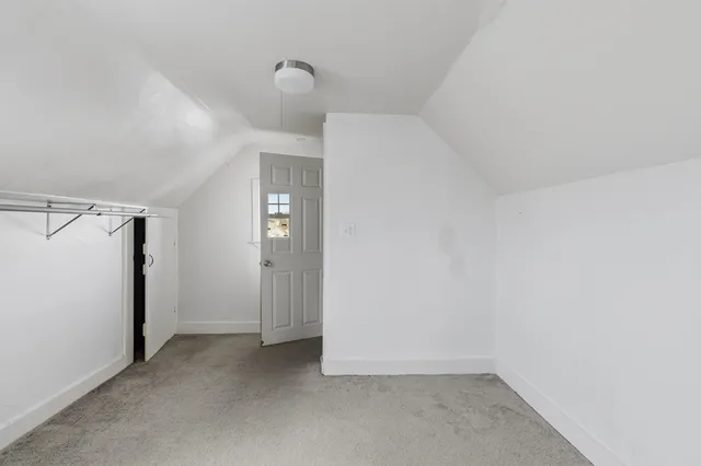 a view of a room with closet