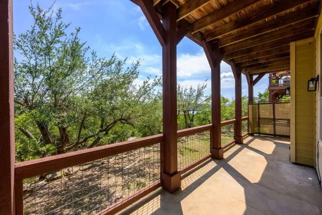 a view of railway station with wooden floor