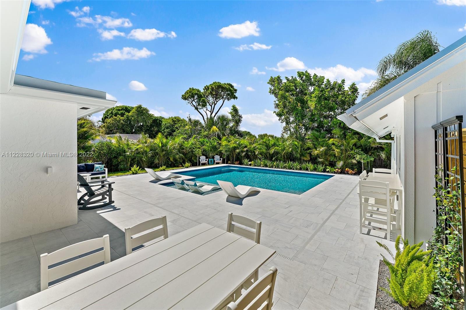 19 Shay Place Tequesta, FL 33469 - Photo 39 of 46 a view of swimming pool with seating space