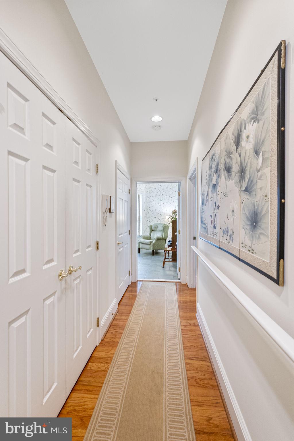 119 Record Street, Unit 1 Frederick, MD 21701 - Photo 49 of 72 back inside - hall to solarium