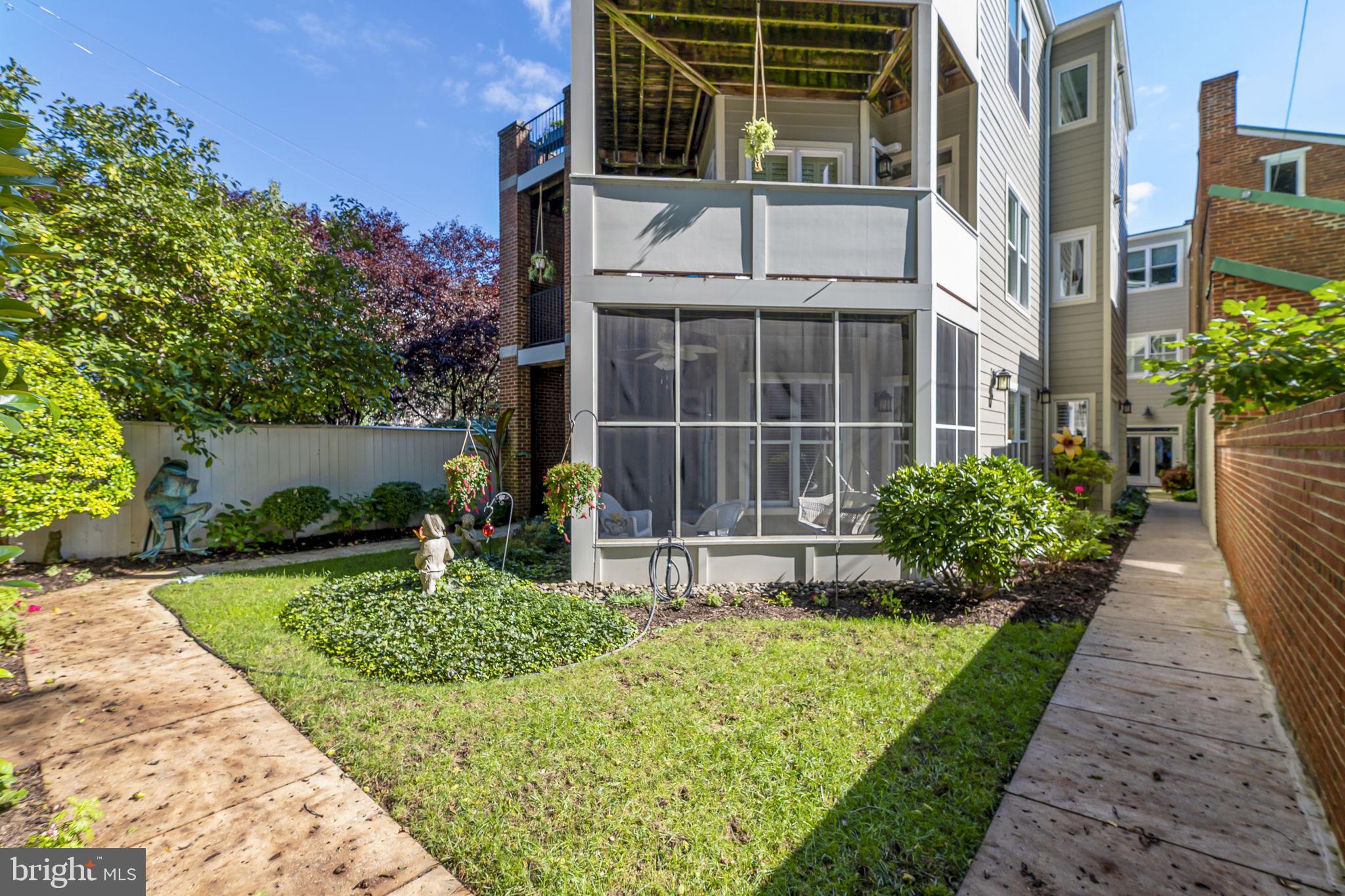 119 Record Street, Unit 1 Frederick, MD 21701 - Photo 57 of 72 rear gardens and facade