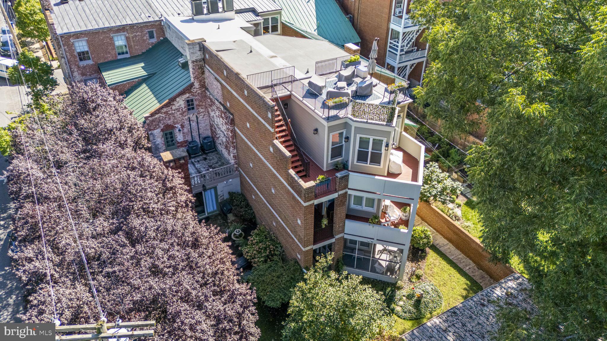 119 Record Street, Unit 1 Frederick, MD 21701 - Photo 68 of 72 rear facade elevated view